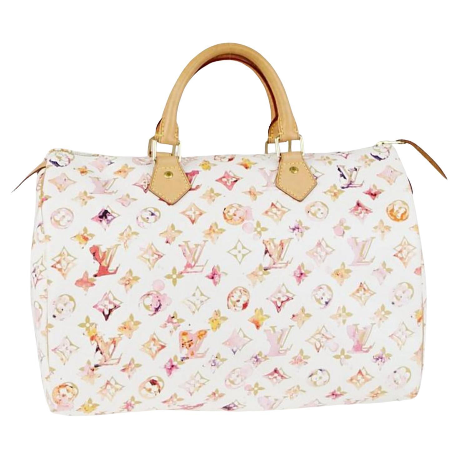 Louis Vuitton Watercolor Aquarelle Speedy 35 Brown