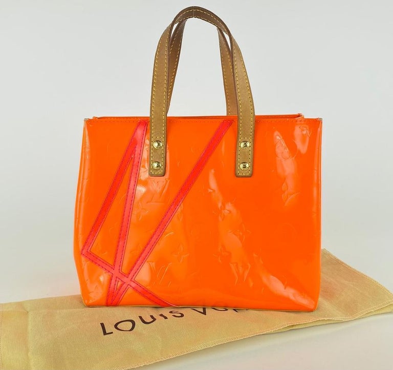 Louis Vuitton Orange Sunset Monogram Vernis Reade PM QJB0D3DRRF029
