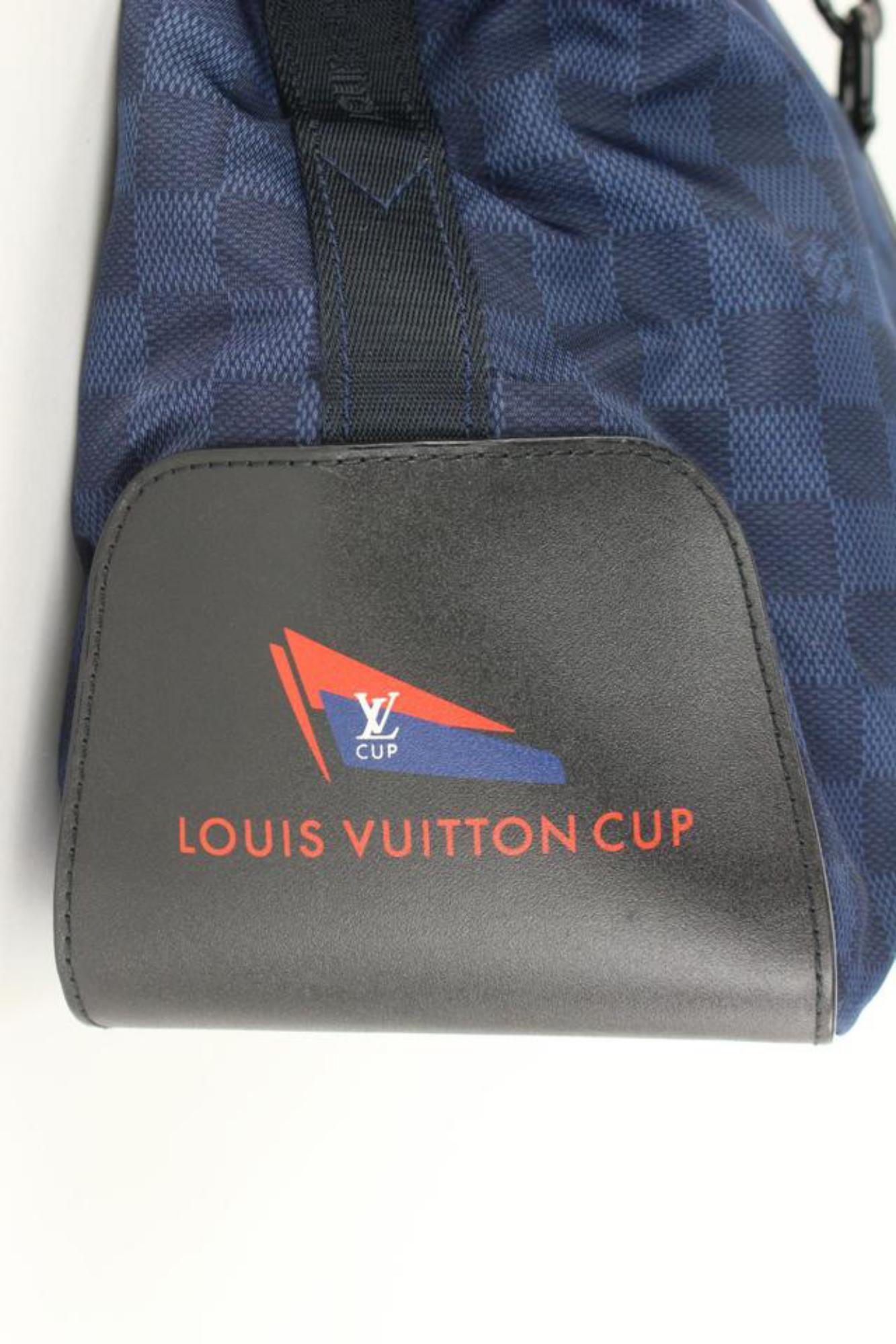 Louis Vuitton Rare LV Cup Blue  Damier Waterproof Convertible Messenger 1JLV107 5