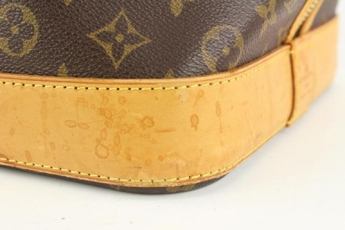 Louis Vuitton Rare Monogram Alma Voyage MM XL Dome Bag 97lv16 2
