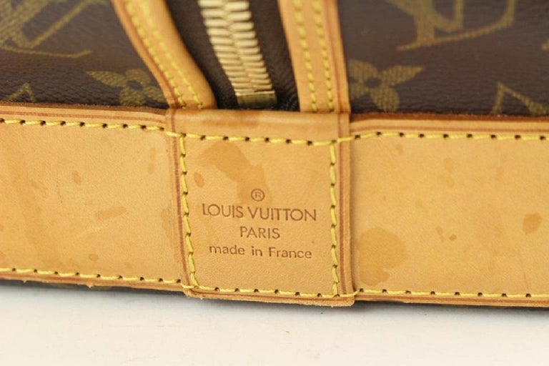 Louis Vuitton Rare Monogram Alma Voyage MM XL Dome Bag 97lv16 at