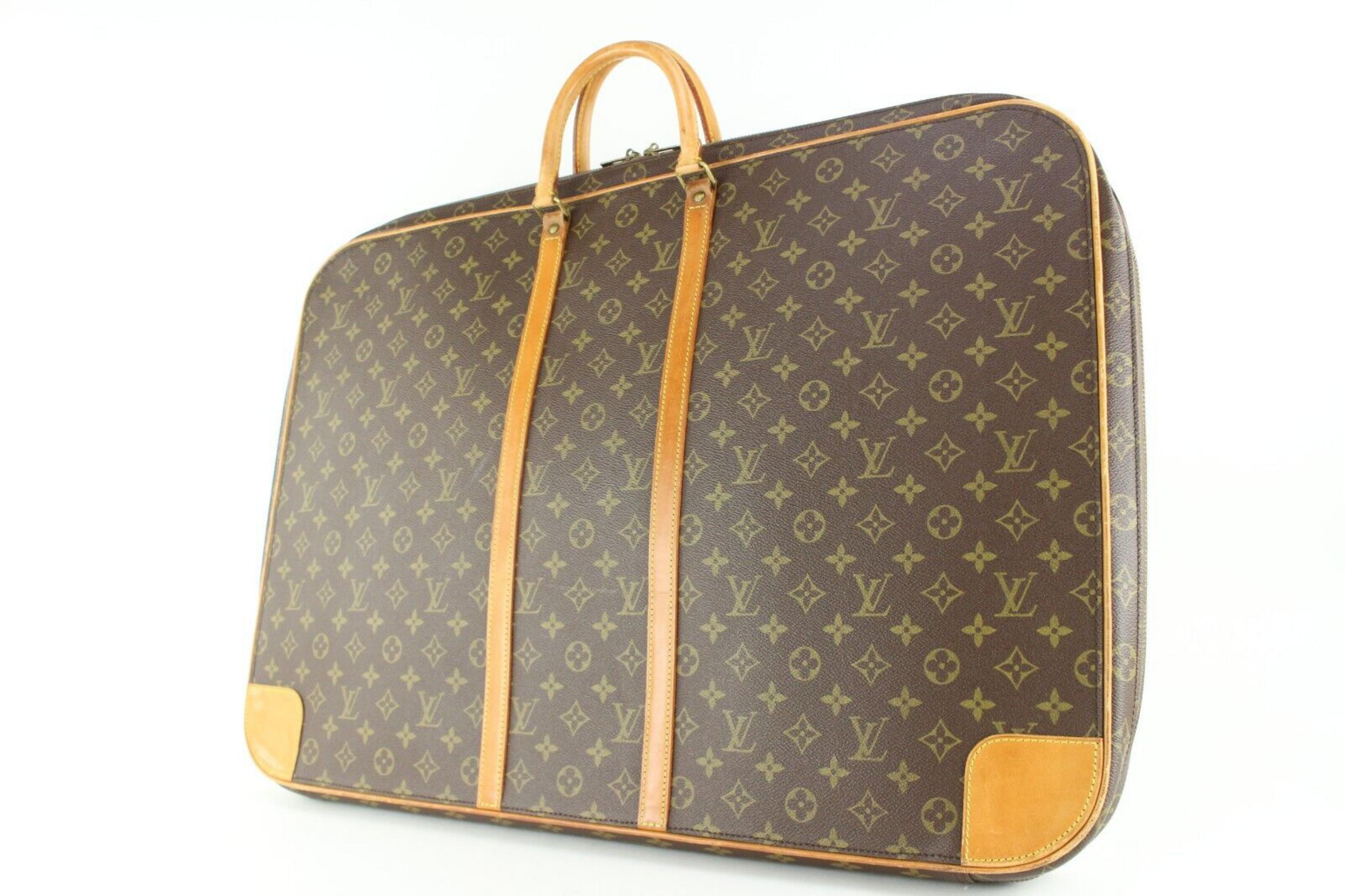 Louis Vuitton Rare Monogram Artwork Canvas Portfolio Suitcase Luggage 1LVJ0119 For Sale 4
