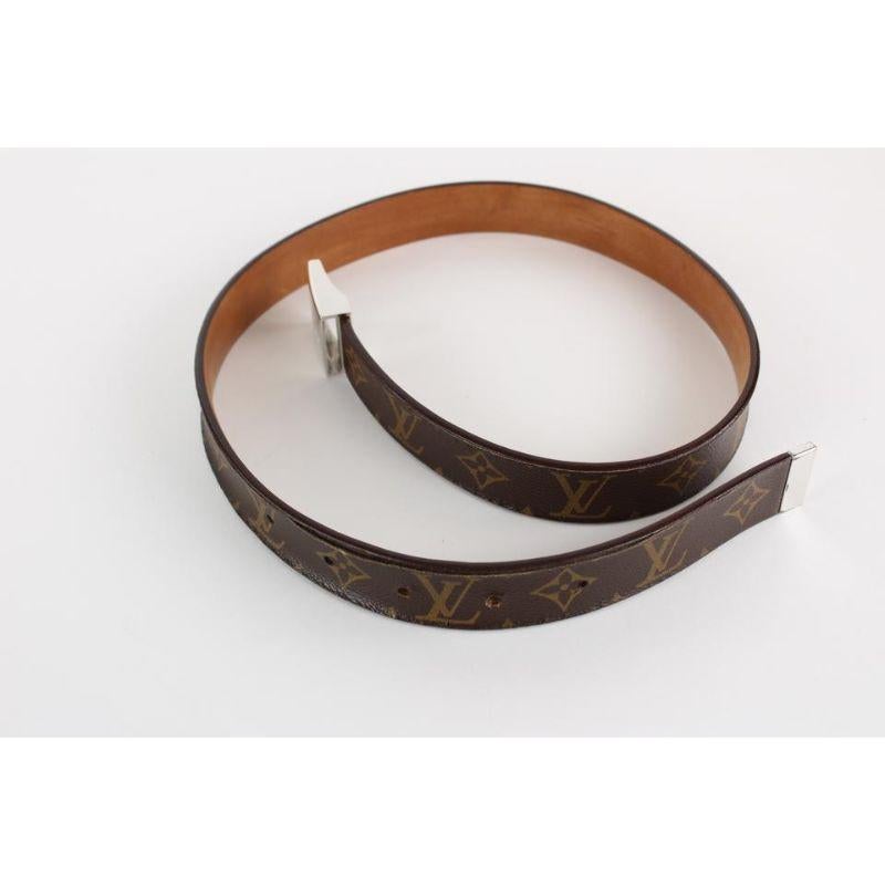 Louis Vuitton Rare Monogram Belt LV Logo 3LVS1214 2