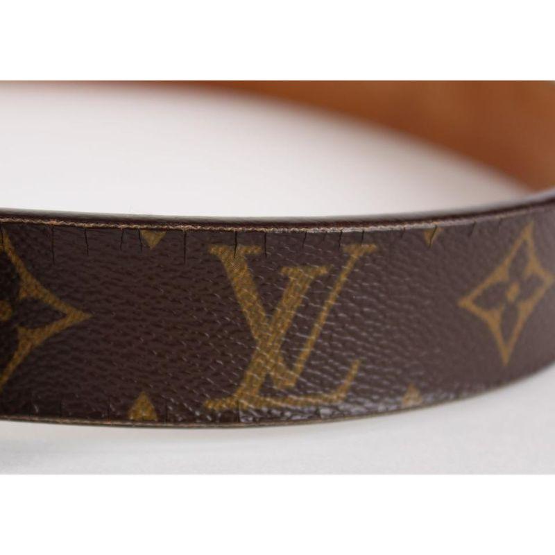 Louis Vuitton Rare Monogram Belt LV Logo 3LVS1214 4