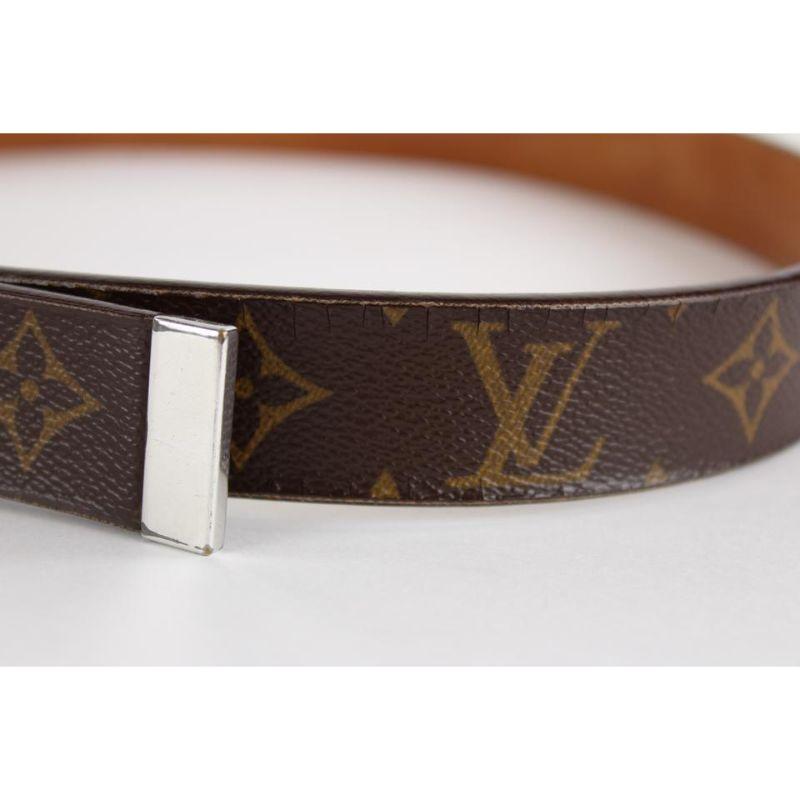 Women's Louis Vuitton Rare Monogram Belt LV Logo 3LVS1214