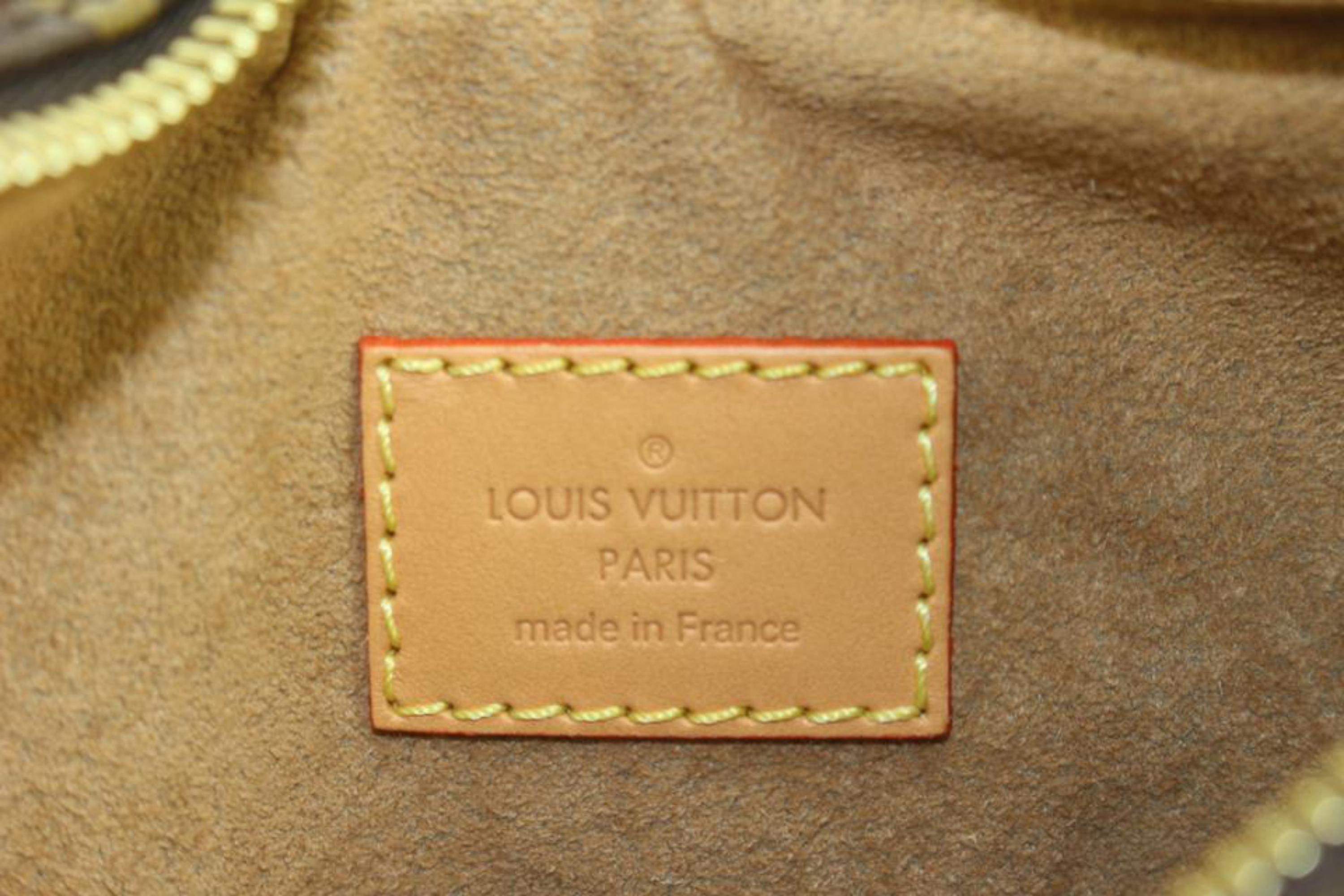 Louis Vuitton Rare Monogram Loop Chain Hobo Crossbody Croissant Bag 1118lv34 In New Condition For Sale In Dix hills, NY