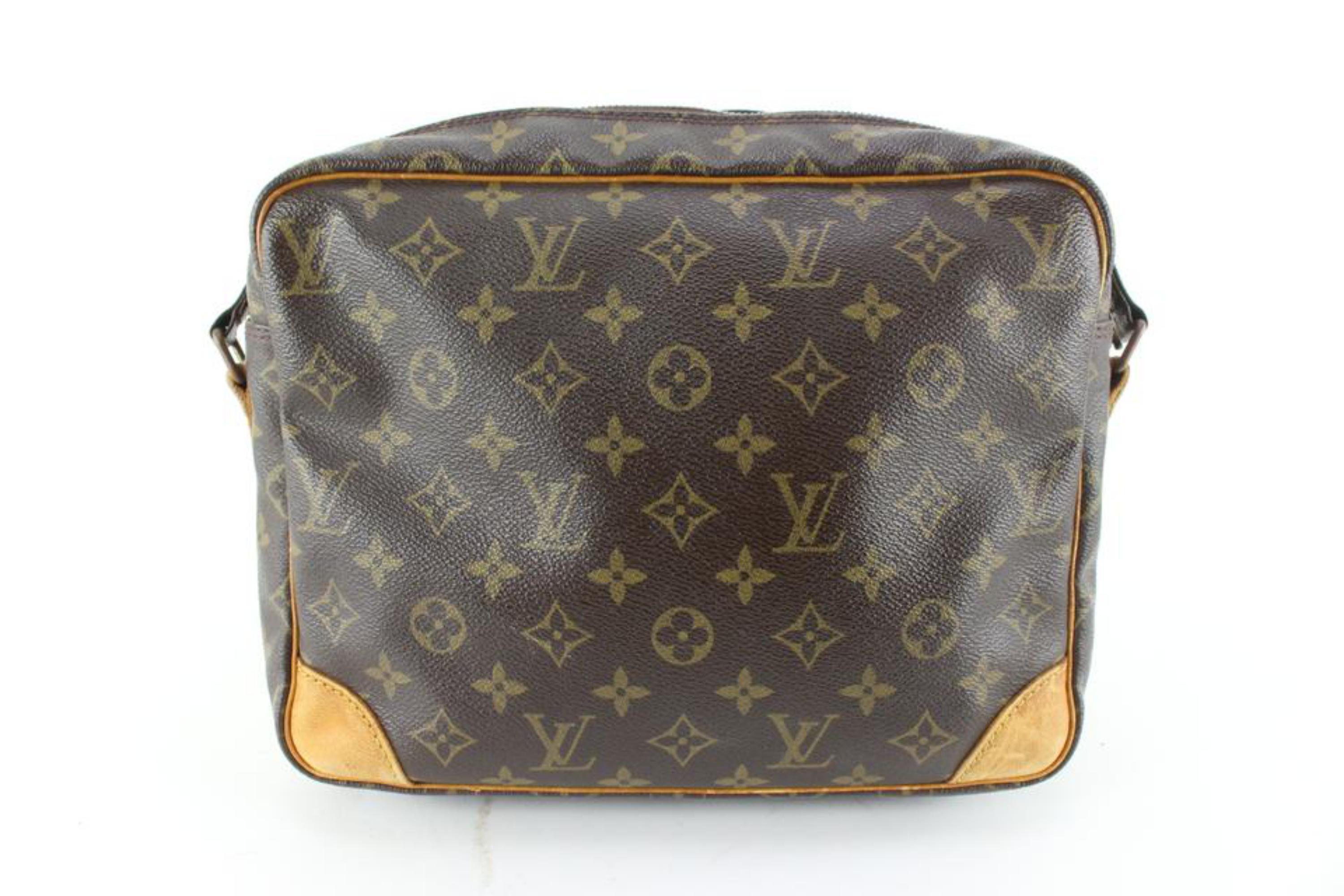 Louis Vuitton Rare Monogram Potomac Shoulder Bag 87lk711s In Fair Condition For Sale In Dix hills, NY