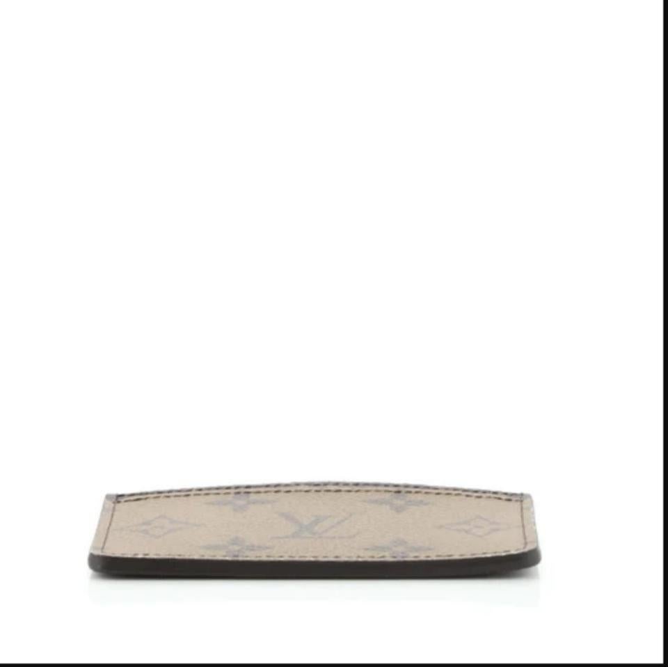 Louis Vuitton Rare Monogram Reverse Card Holder Wallet Case 862011 For Sale 2