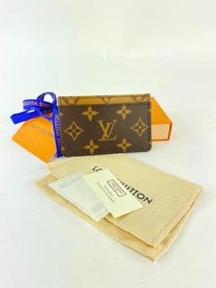 Louis Vuitton Rare Monogram Reverse Card Holder Wallet Case 862011