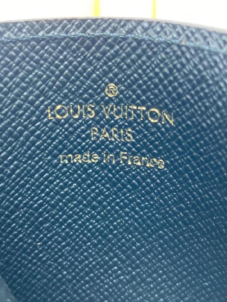 Seltenes Monogrammiertes rückseitiges Kartenetui von Louis Vuitton, Portemonnaie-Etui 86 2011 (Braun) im Angebot