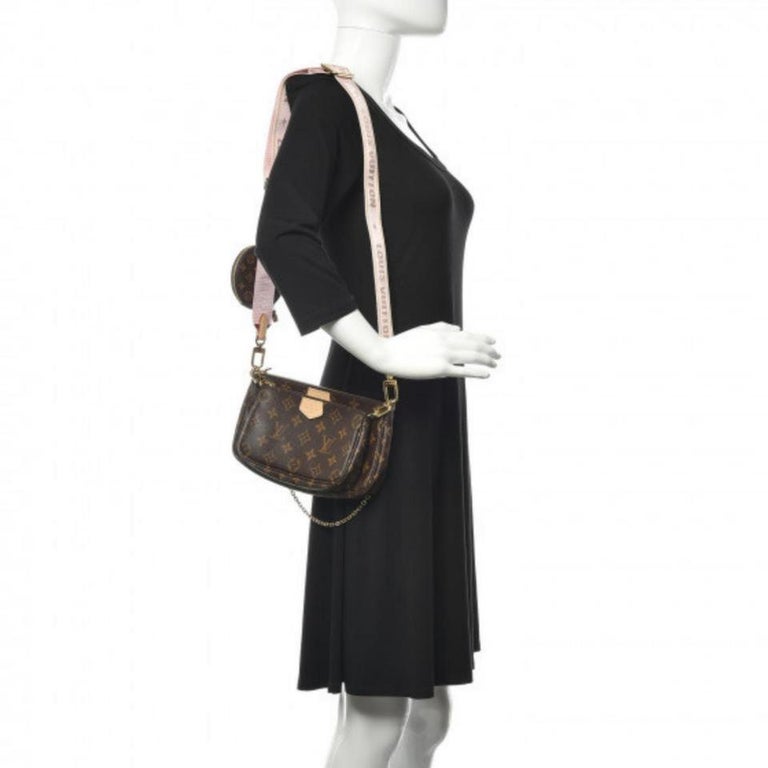 Louis Vuitton Monogram Multi Pochette Crossbody with Rose Clair Strap - A  World Of Goods For You, LLC