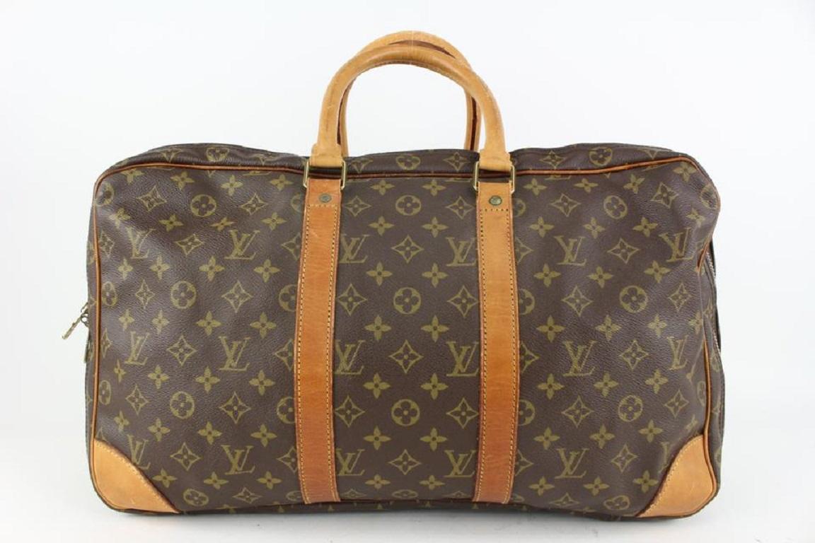 Louis Vuitton Rare Monogram Sac 3 Poches Suitcase Luggage916lv2 In Good Condition For Sale In Dix hills, NY
