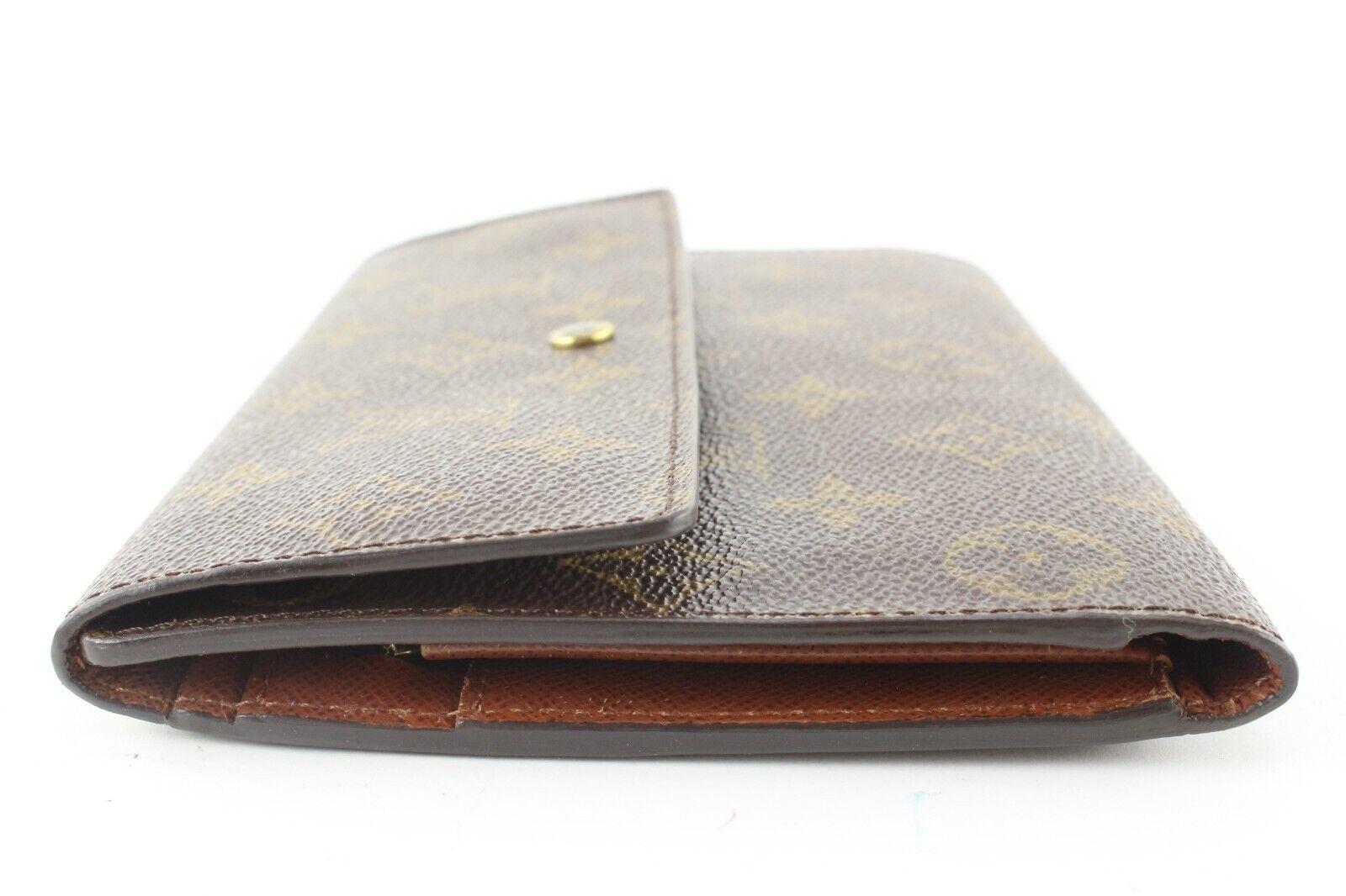 Louis Vuitton Rare Monogram Trifold Organizer Wallet 3LV516K In Good Condition In Dix hills, NY