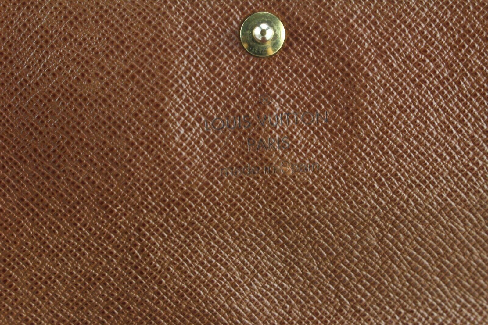 Louis Vuitton Rare Monogram Trifold Organizer Wallet 3LV516K 1