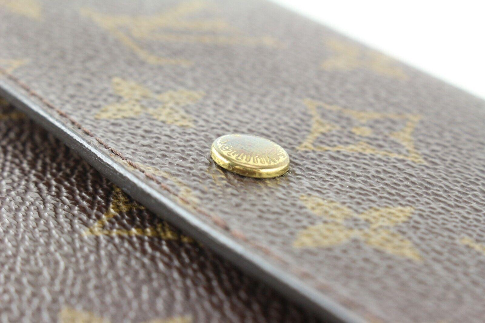 Louis Vuitton Rare Monogram Trifold Organizer Wallet 3LV516K 3