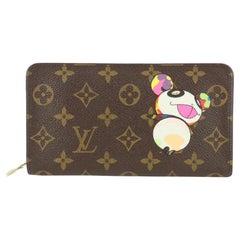 Louis Vuitton Rare Murakami Monogram Panda Zippy Wallet Long Zip Around 128lv728