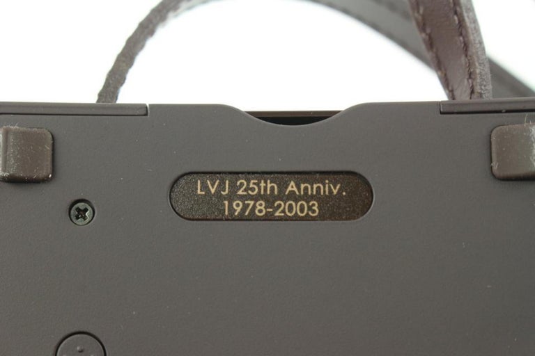 Louis Vuitton 2003 LV Japan 25th Damier Ebene Mini Computer 16lv30