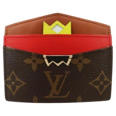 Vintage Louis Vuitton Rare Porte Masque Tribal De Carte Card Case Wallet Holder 860537 