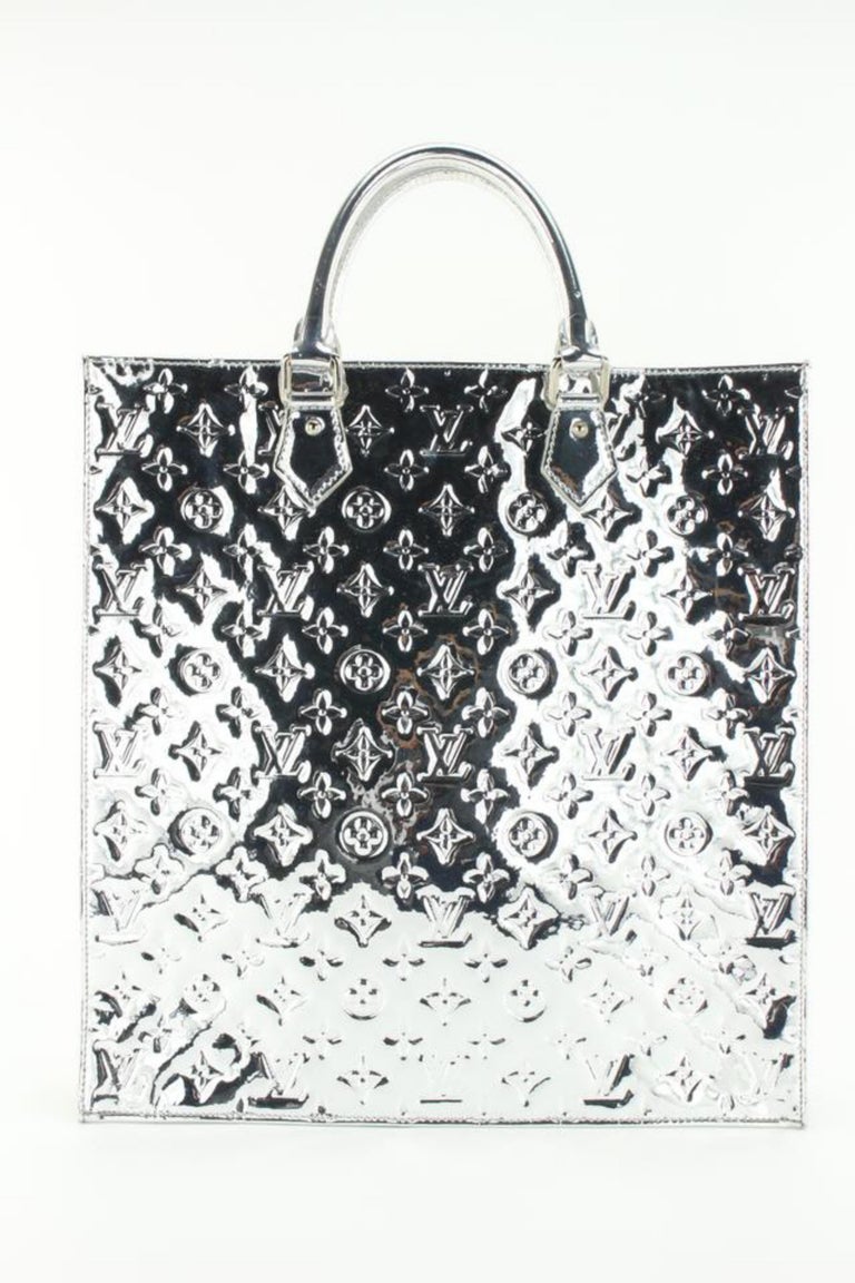 Louis Vuitton Silver Monogram Miroir Sac Plat