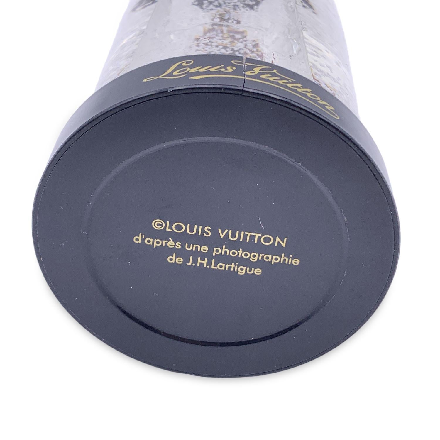 Louis Vuitton Rare Snow Globe Suitcase Eiffel Tower Home Decor For Sale 1
