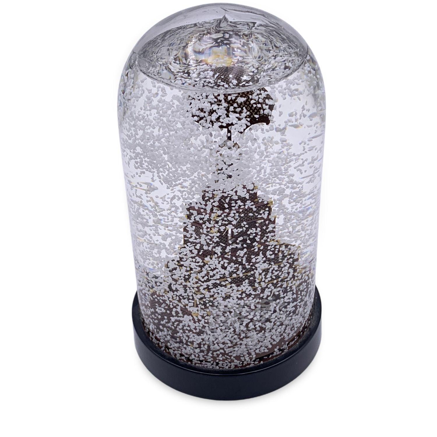 Louis Vuitton Raro Snow Globe Valigia Torre Eiffel Home Decor in vendita 1