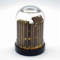 Louis Vuitton Rare Snow Globe Wardrobe Trunk Home Decor