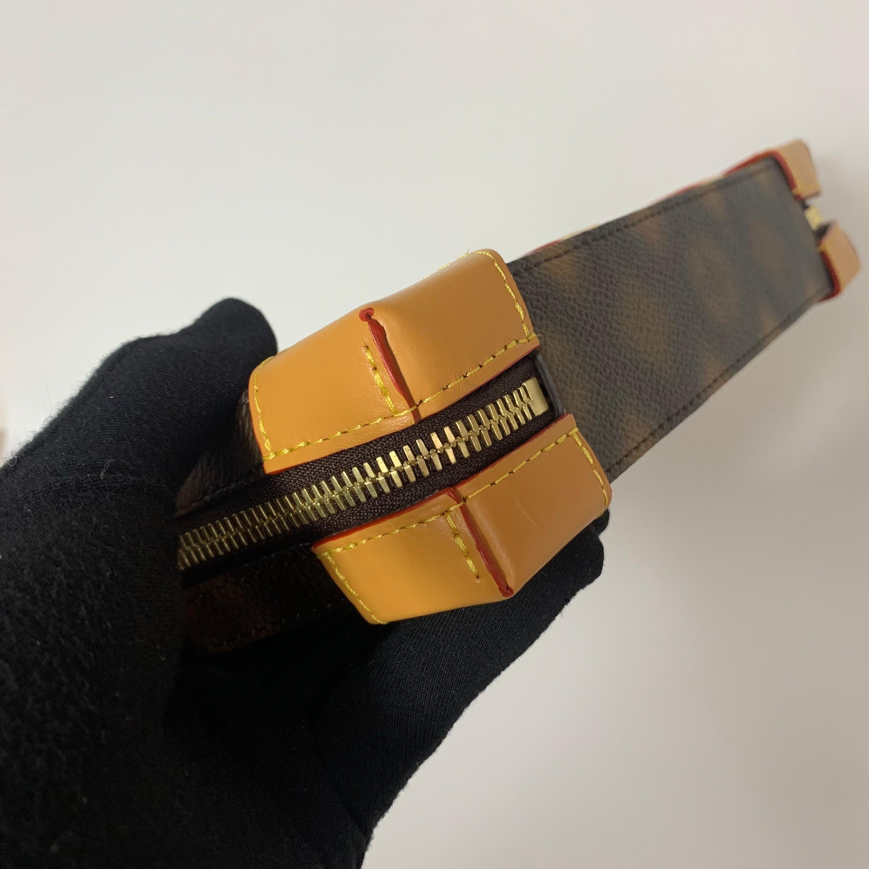 Raro baúl blando Louis Vuitton Monograma borroso Lienzo Herrajes dorados 8