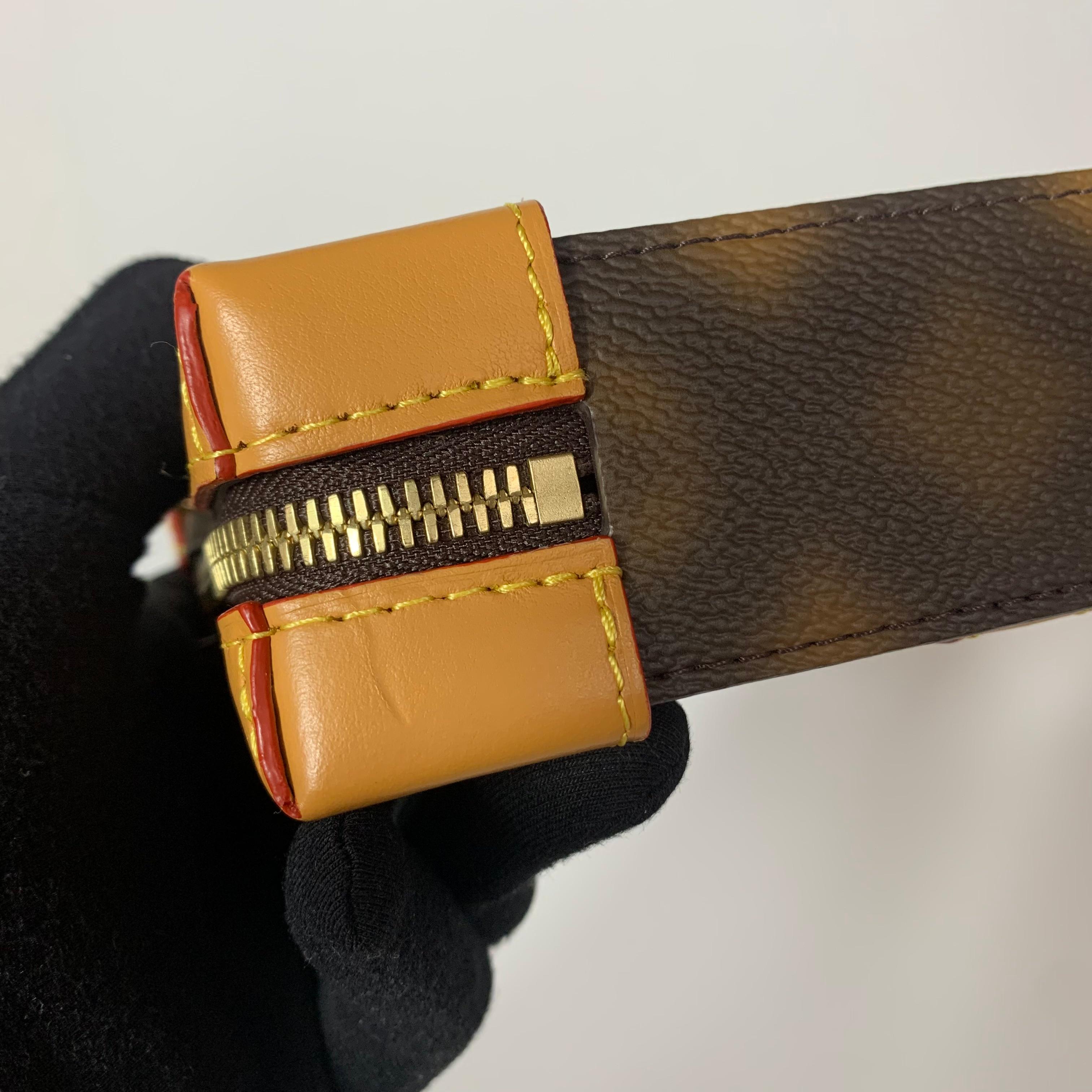 Raro baúl blando Louis Vuitton Monograma borroso Lienzo Herrajes dorados 9
