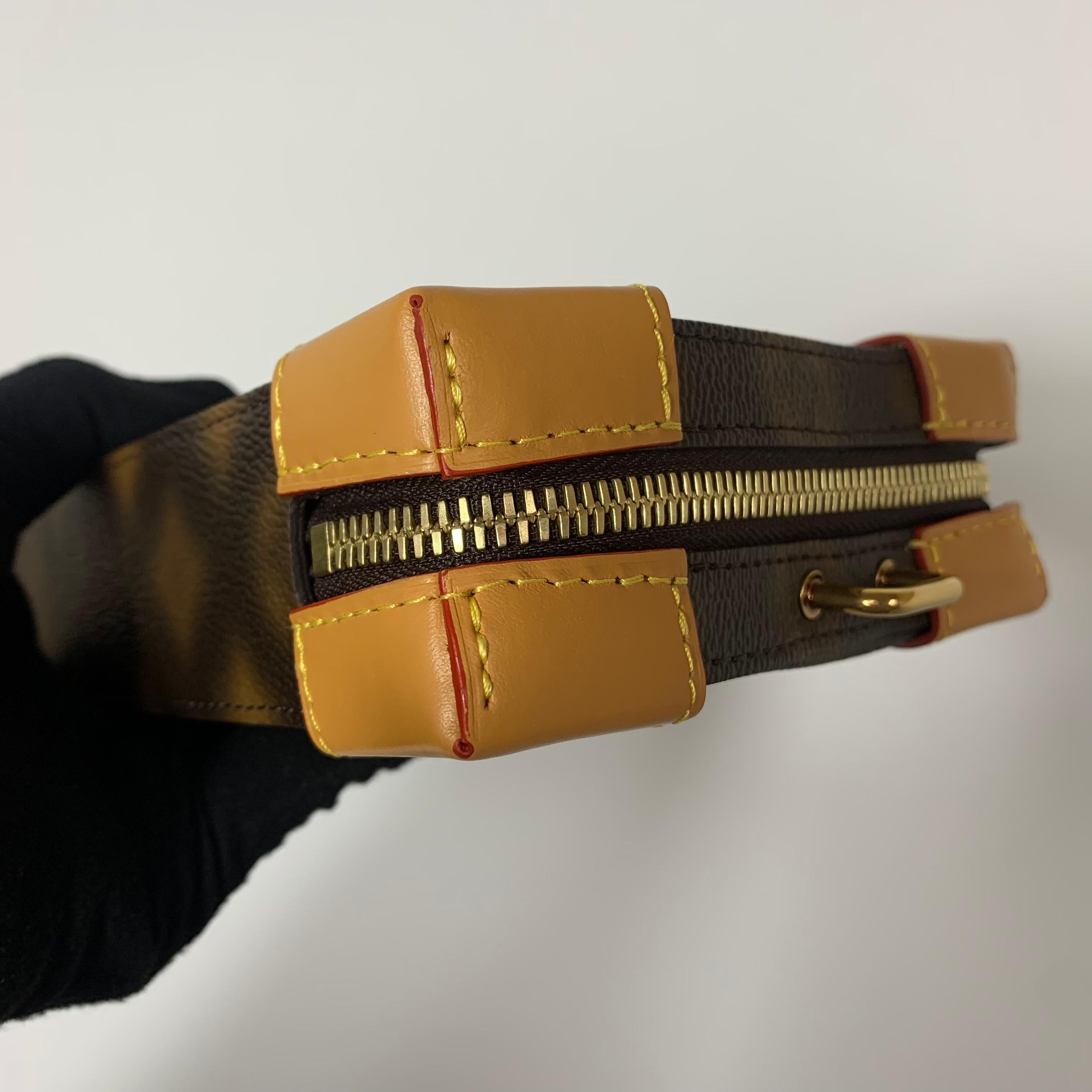 Raro baúl blando Louis Vuitton Monograma borroso Lienzo Herrajes dorados 10