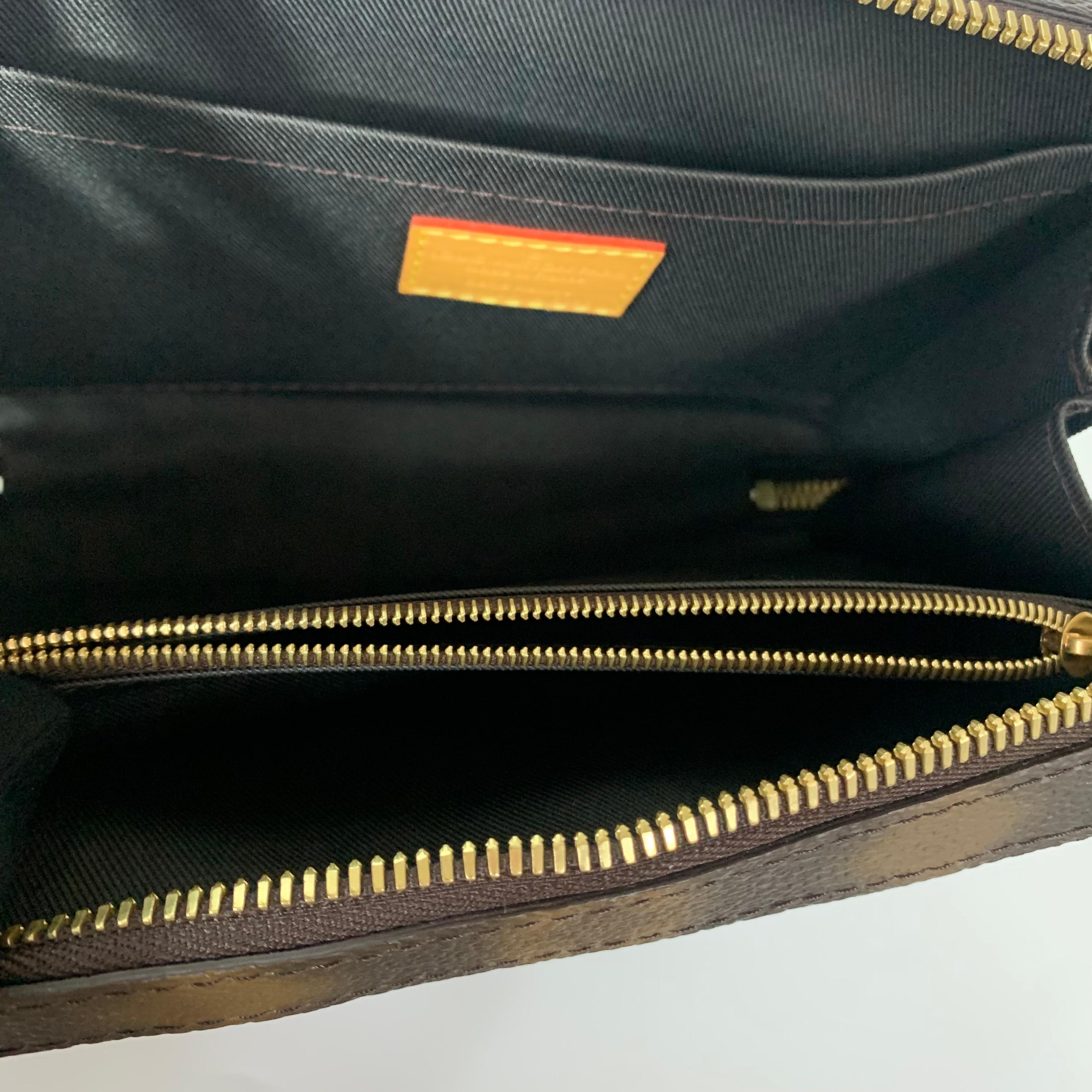 Raro baúl blando Louis Vuitton Monograma borroso Lienzo Herrajes dorados 13