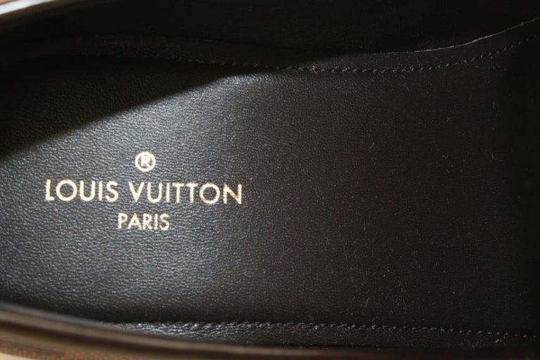 Louis Vuitton Black Leather Major Loafers Size 10M US 12.5 for