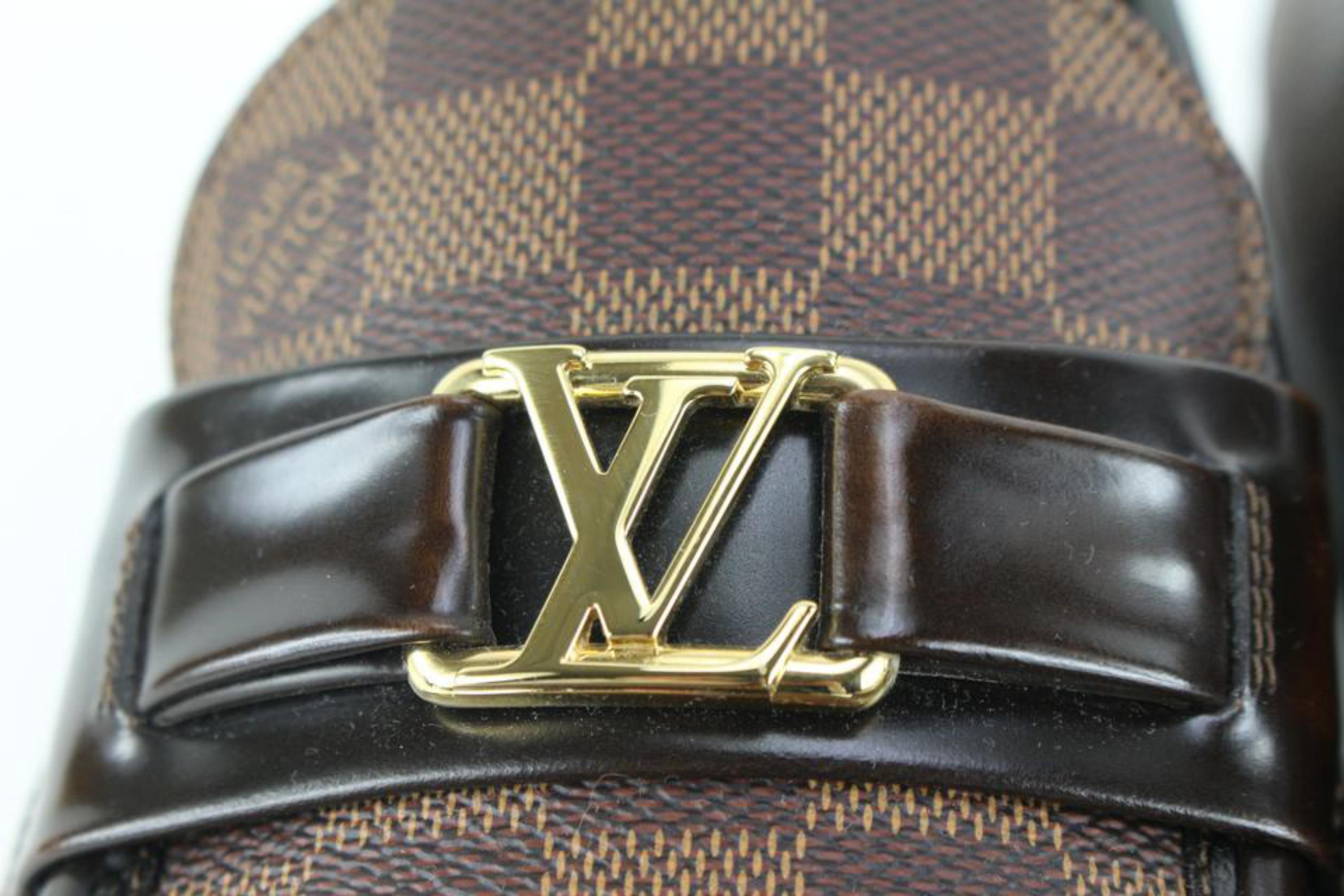 Louis Vuitton, Shoes, Louis Vuitton Mens Major Loafers Giant Damier  Graphite With Leather Black
