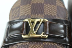 Louis Vuitton Rare Sold Out Men's 9 US Damier Ebene Major Loafer Shoes 53lk825s