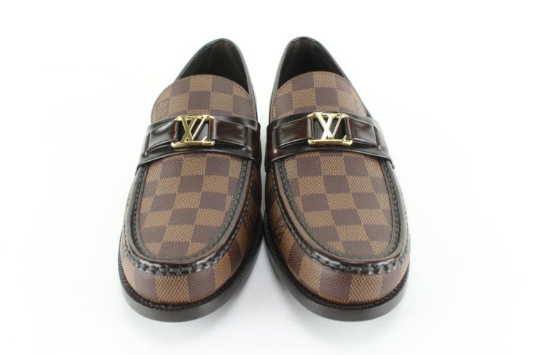 Louis Vuitton Men's Brown Elliptic Damier-paneled Sneakers