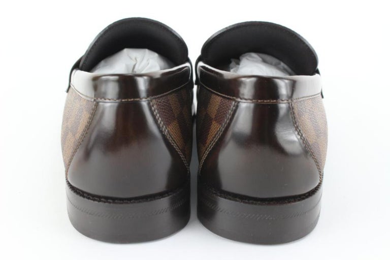 Louis Vuitton Mens US 9 Black Damier Sparkle Slip On Loafer Dress Shoe –  Bagriculture