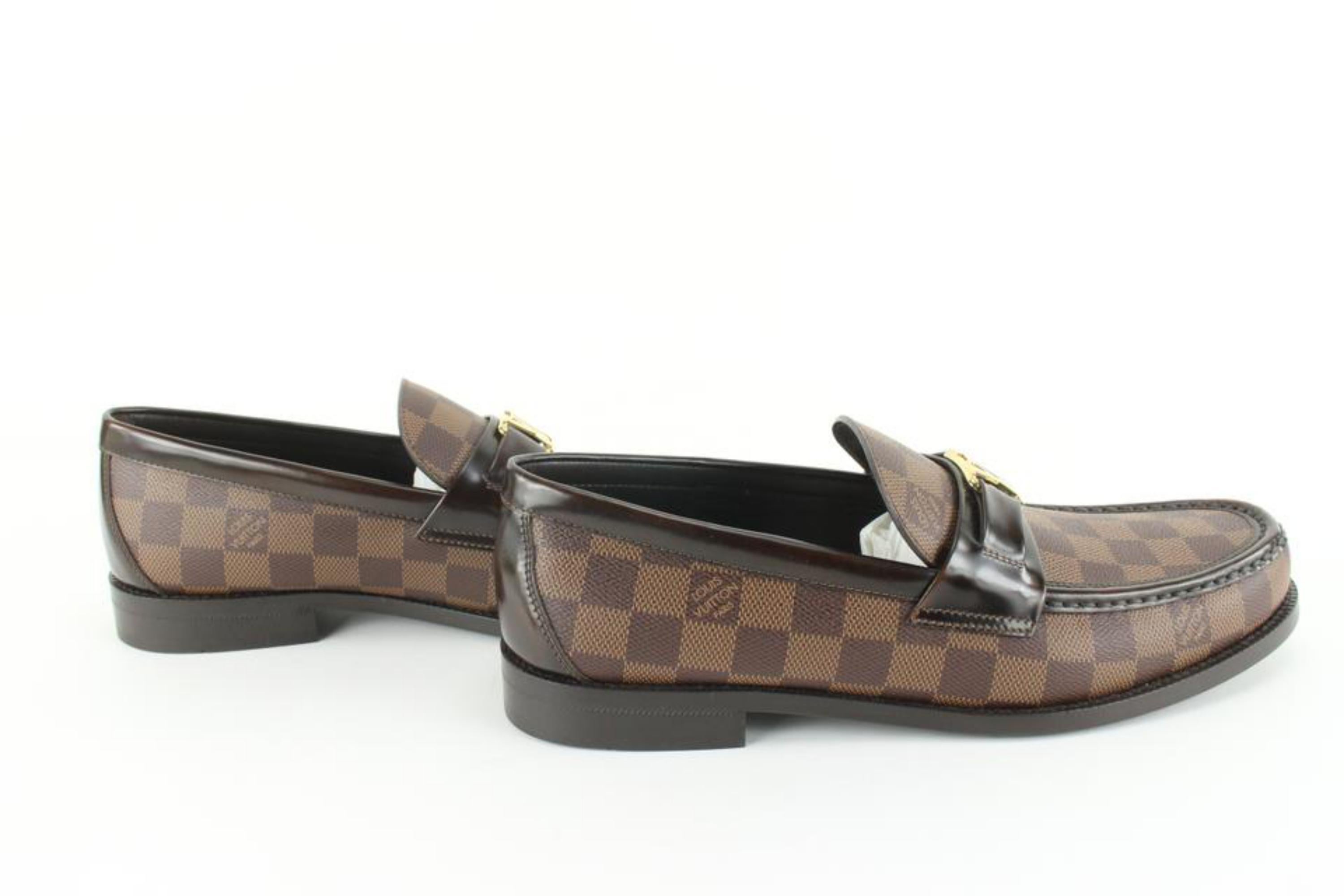 Women's Louis Vuitton Rare Sold Out Men's 9 US Damier Ebene Major Loafer Shoes 53lk825s