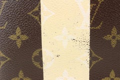 Louis Vuitton Rare Striped Monogram Rayures Neverfull MM Tote 1112lv50