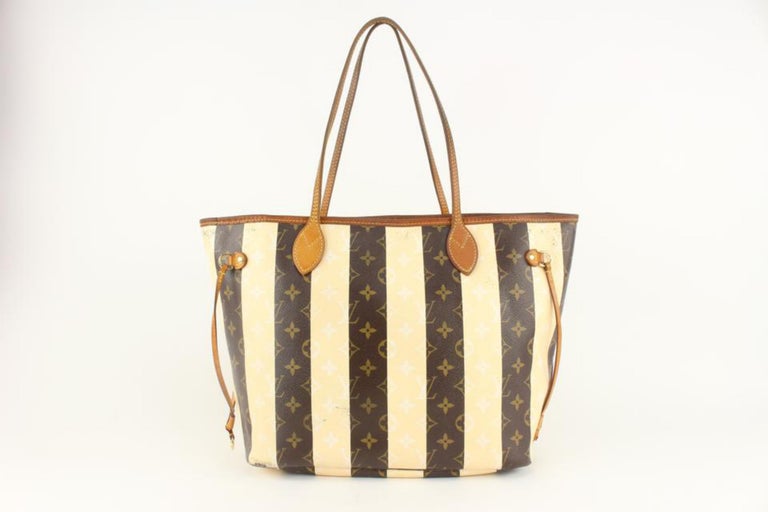 Louis Vuitton Brown Canvas Embroidered 17.5 x 20 Dust Bag W/ Faux Suede  Lining For Sale at 1stDibs