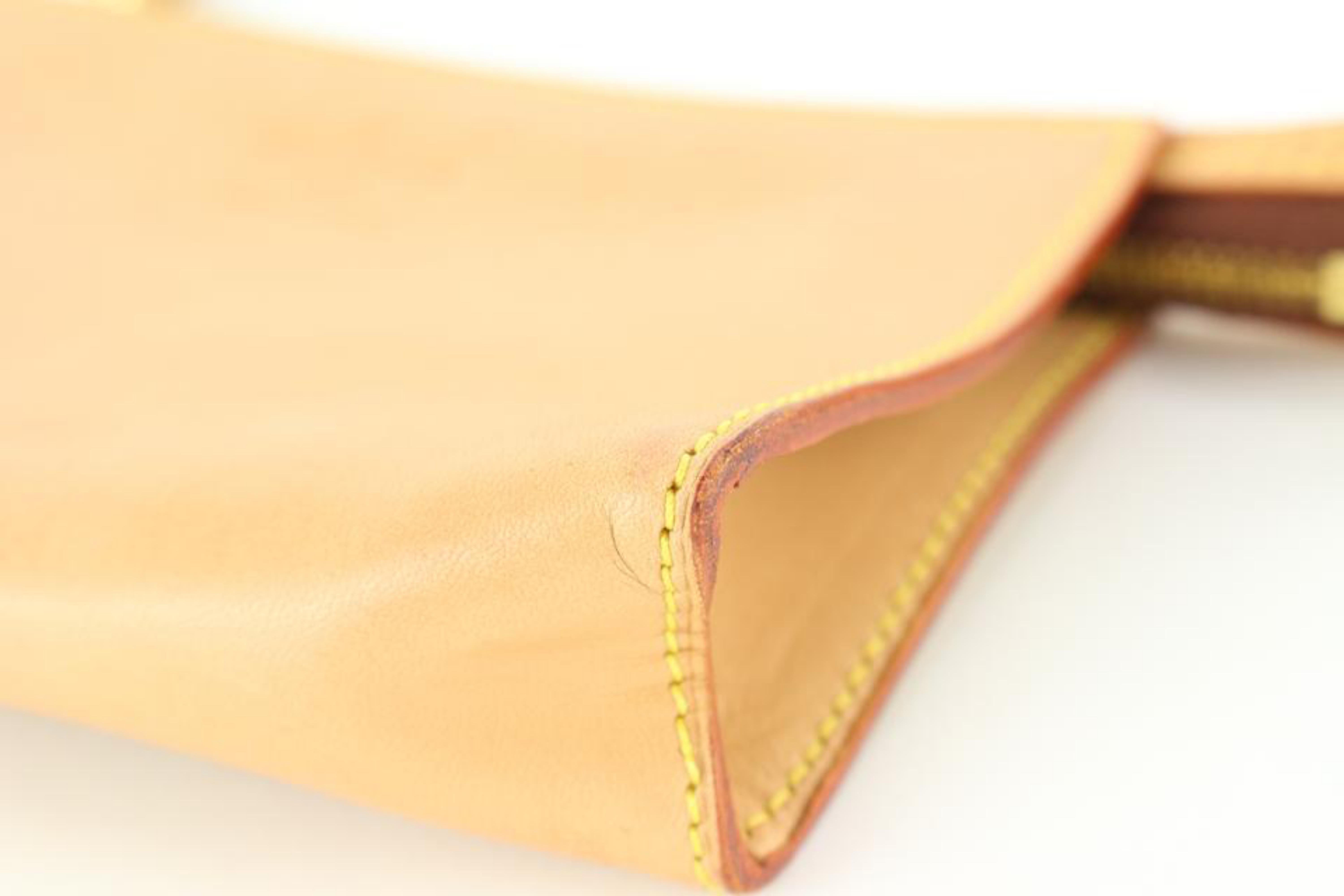 Louis Vuitton Rare Vachetta Leather Micro Pochette Accessories 1LVJ1021 7