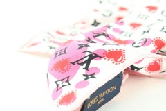 Louis Vuitton Rare Valentine Heart Monogram Silk Scarf 3LK0315