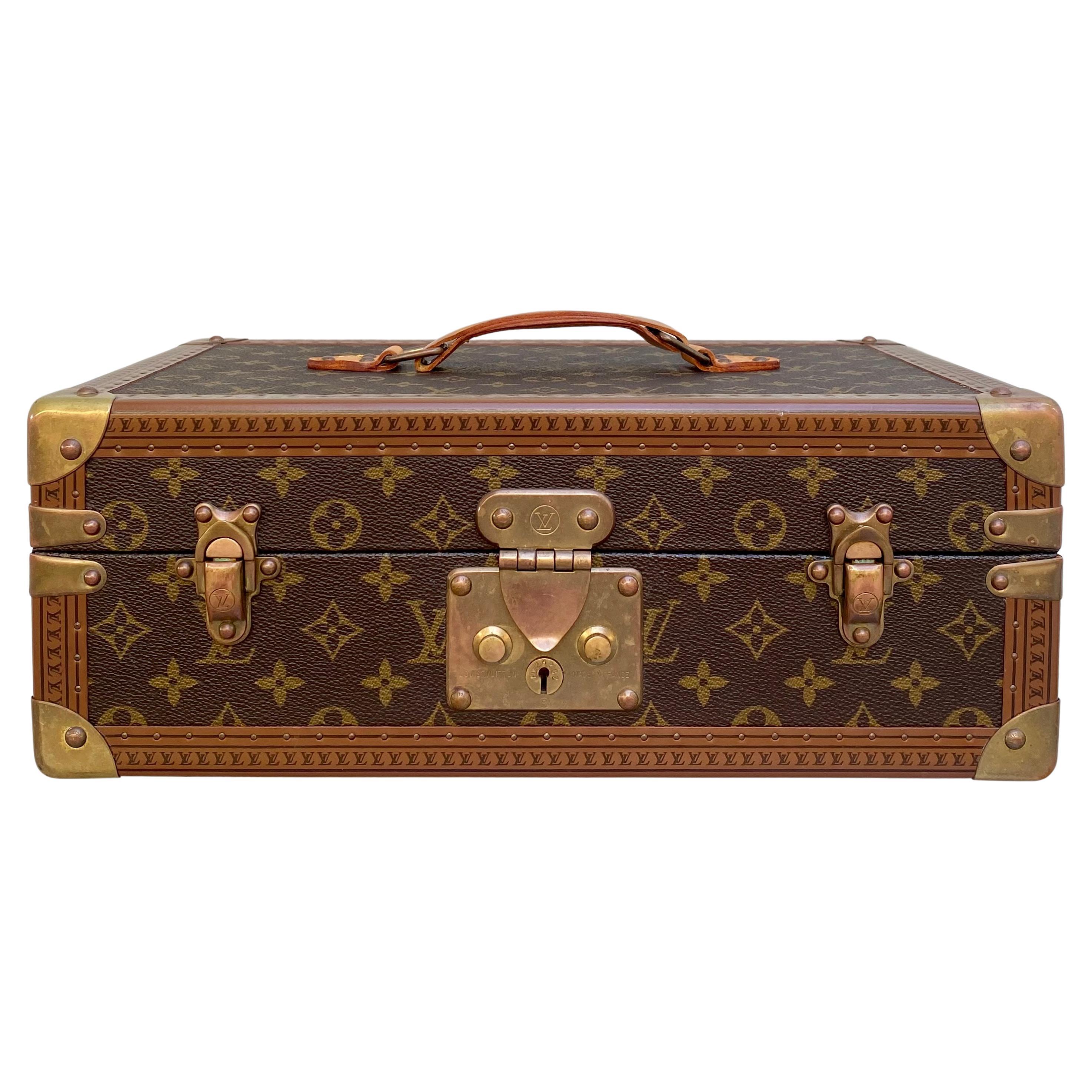 Louis Vuitton Rare Vintage Cigar Boite Trunk Humidor Travel Luggage