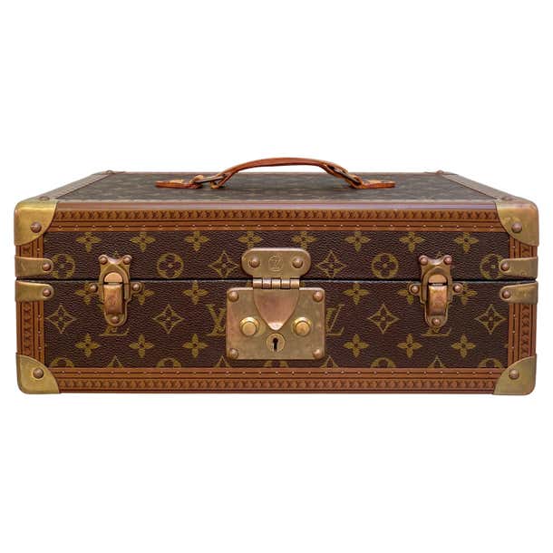 Louis Vuitton Rare Vintage Cigar Boite Trunk Humidor Travel Luggage at ...