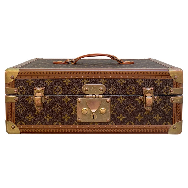 Louis Vuitton Rare Vintage Cigar Boite Trunk Humidor Travel Luggage  For Sale
