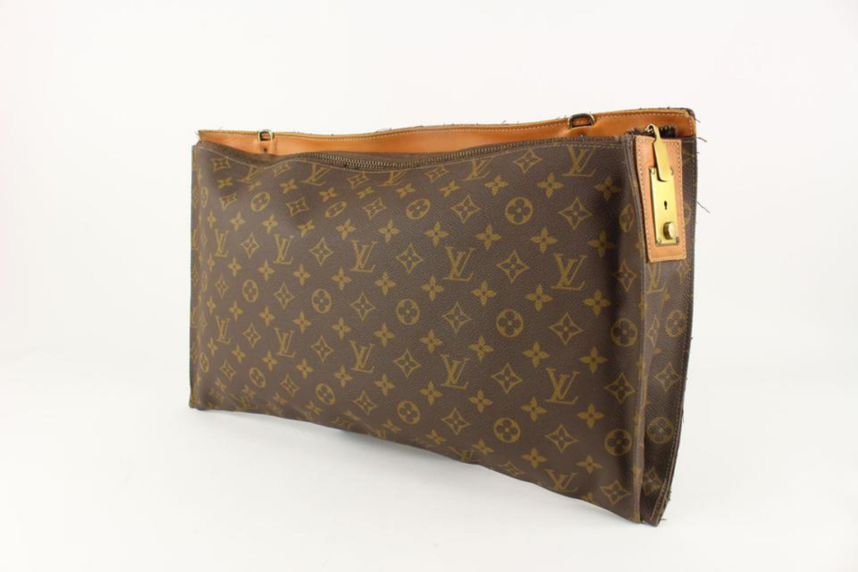 Louis Vuitton Seltene Vintage Monogramm Garment Bag einfügen Tasche 6LZ1209 im Angebot 7