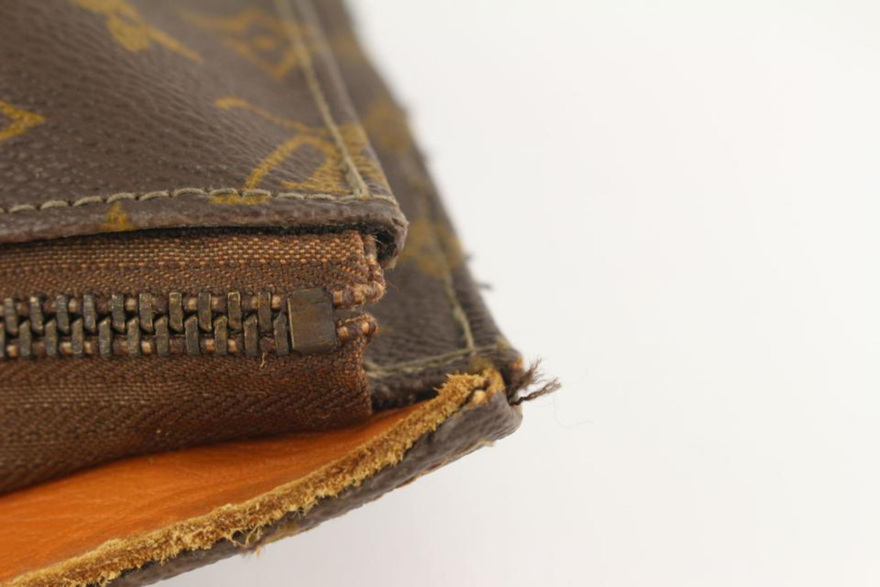Louis Vuitton Seltene Vintage Monogramm Garment Bag einfügen Tasche 6LZ1209 (Braun) im Angebot