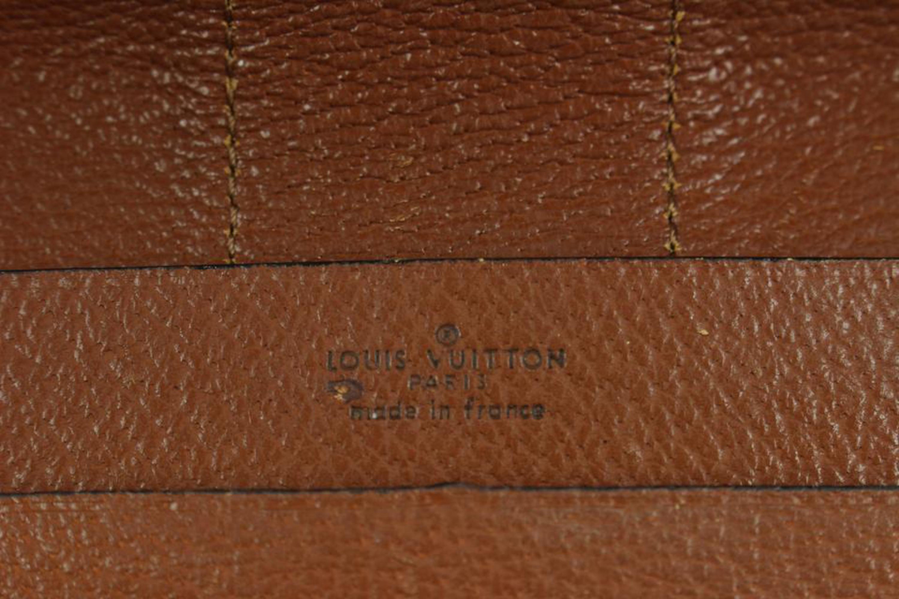 Louis Vuitton Rare Vintage Monogram Lena Portfolio Clutch Porte Documents 1013lv For Sale 4