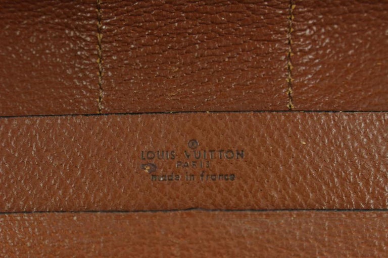 Louis Vuitton Rare Vintage Monogram Lena Portfolio Clutch Porte Documents  1013lv
