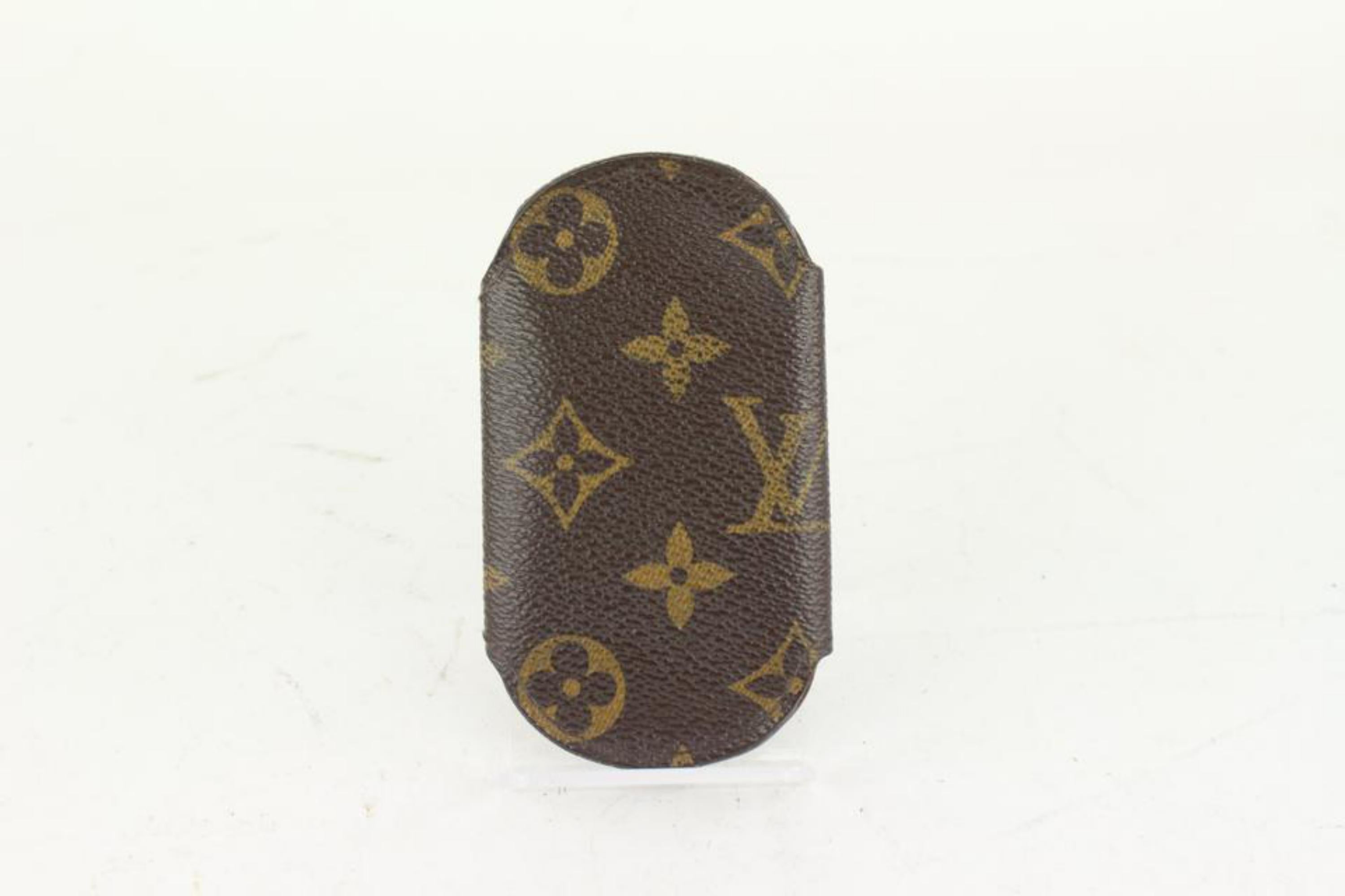 Gray Louis Vuitton Rare Vintage Monogram Multicles Key Holder 1019lv18