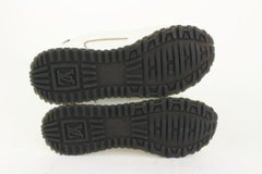 Louis Vuitton Rare Women's Size 35 White x Brown Monogram Run Away Sneaker 1012l