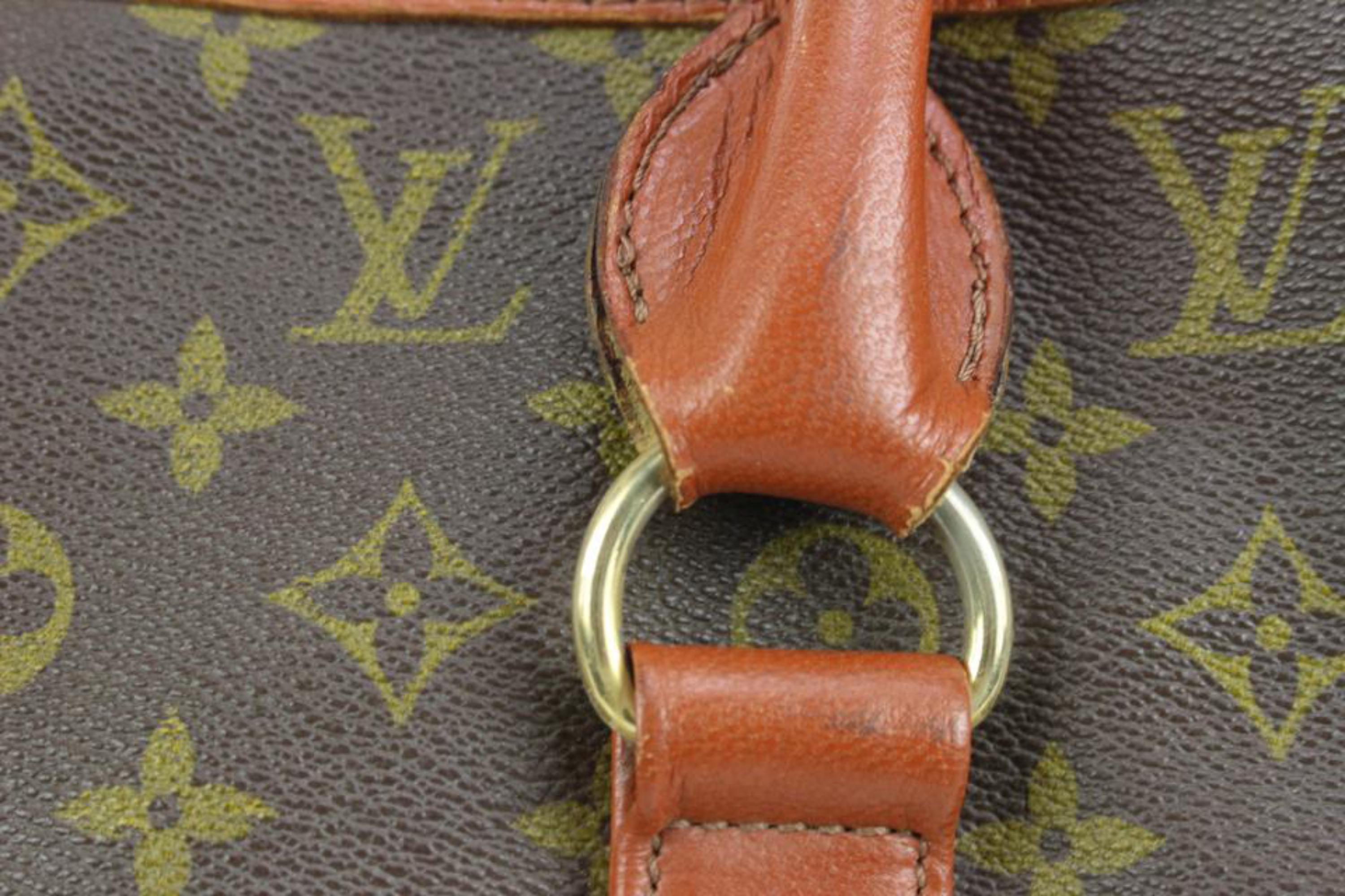 Louis Vuitton Rare XL Sac Weekend GM Tote Bag 17lz419s For Sale 2